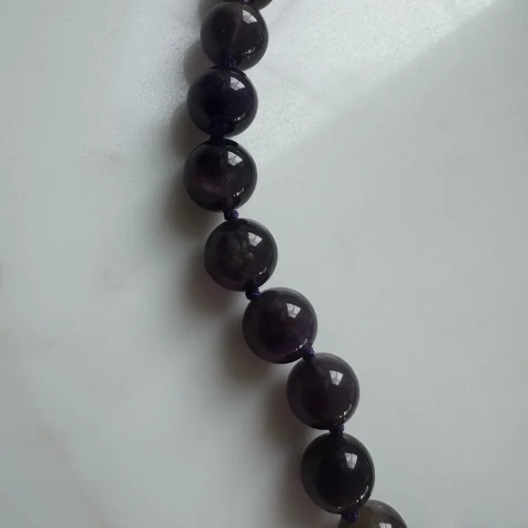 NWOT Tuckernuck Amethyst Heart Necklace - Picture 6 of 7